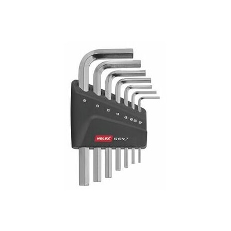 Holex L-wrench Set, 8 Pc, 2 mm to 8 mm 626072 7